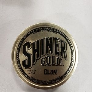 Shiner Gold Maximum Matte Clay Pomade, 4 oz